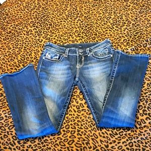 VIGOSS NEW York Slim Boot JEANS-leather tag